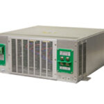 1200Vdc Input, Rugged, 5kW DC-DC Converter with two sets of connectors.