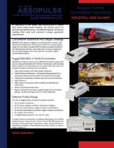 ABSOPULSE-Rugged-Power-Conversion-Solutions-flyer - ABSOPULSE ...