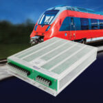 3-phase sine wave inverter for railway applications in F7 size chassis measures 254 x 73 x 350.5 mm (10” x 2.875” x 13.8”)